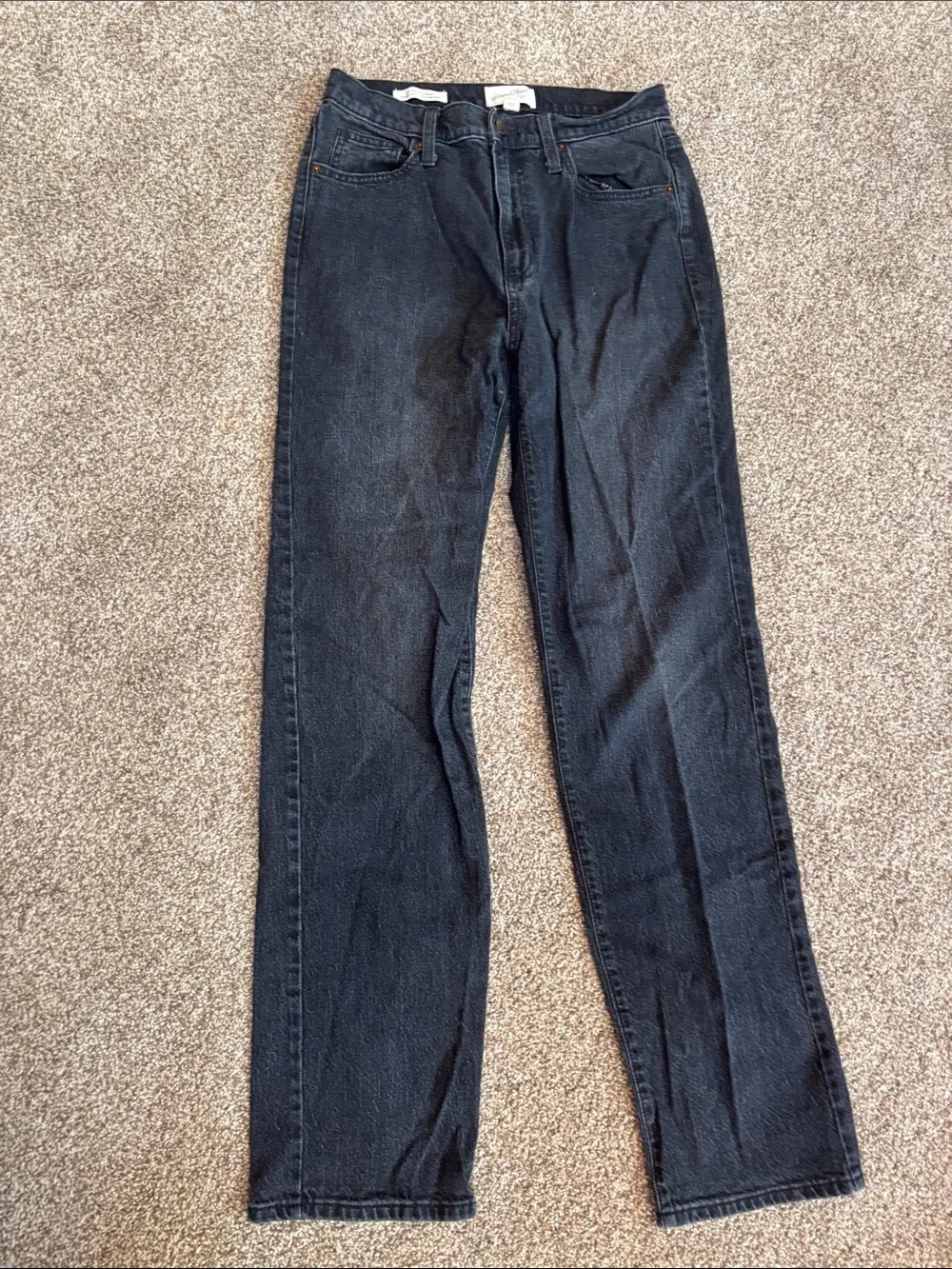 Universal Thread Black High-Rise Straight Jeans